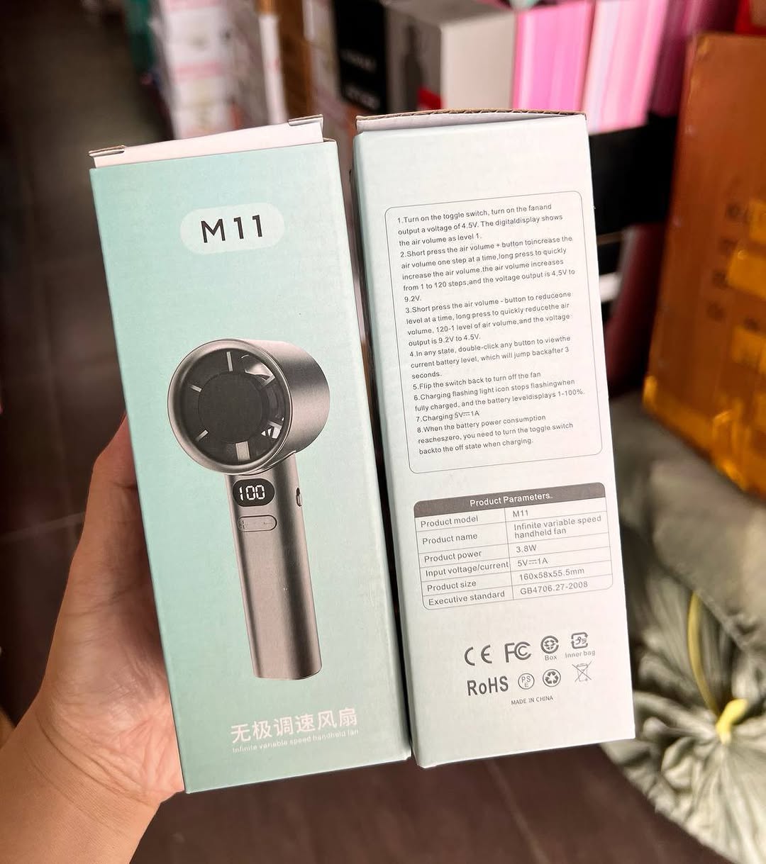 M11 Portable Mini Air Cooler – Rechargeable Personal Cooling Fan ❄