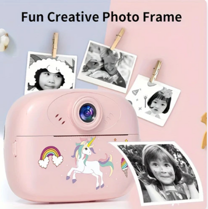 Kids Instant Print Camera 📸   Print Photos Instantly – No Ink Needed!