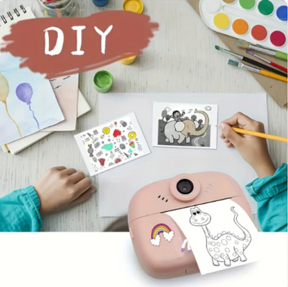 Kids Instant Print Camera 📸   Print Photos Instantly – No Ink Needed!