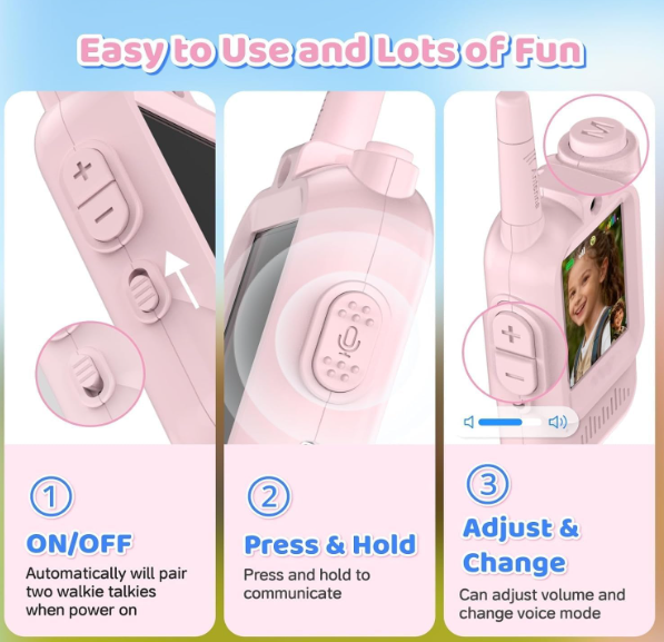 📹 Kids Video Walkie Talkie – HD Video Calling Toy for Kids