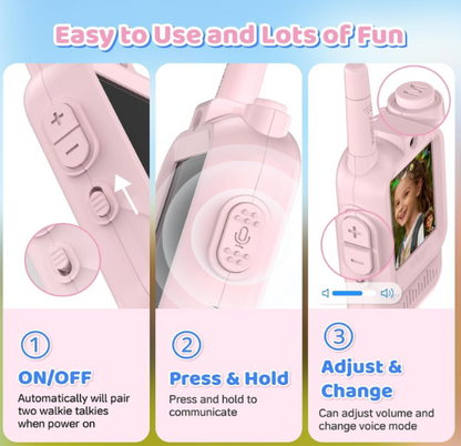 📹 Kids Video Walkie Talkie – HD Video Calling Toy for Kids