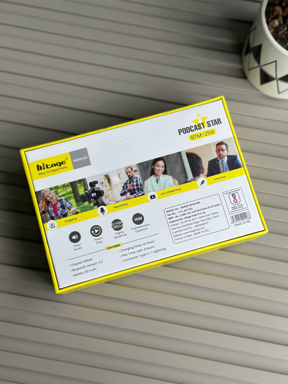 HITAGE PREMIUM DUAL COLLAR MIC