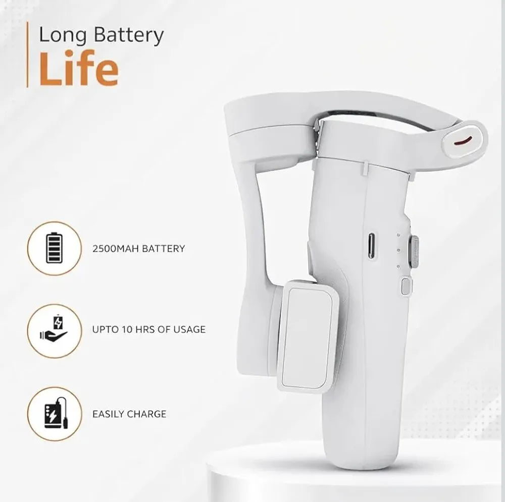 M1 3-Axis Merak One Handheld Smartphone Gimbal Stabilizer (Foldable, One-Key Orientation Switch, Built-in Tripod)