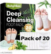 Delightbee Deep Cleansing Foot Pads (Pack of 60) – Overnight Foot Care & Relaxation Patches