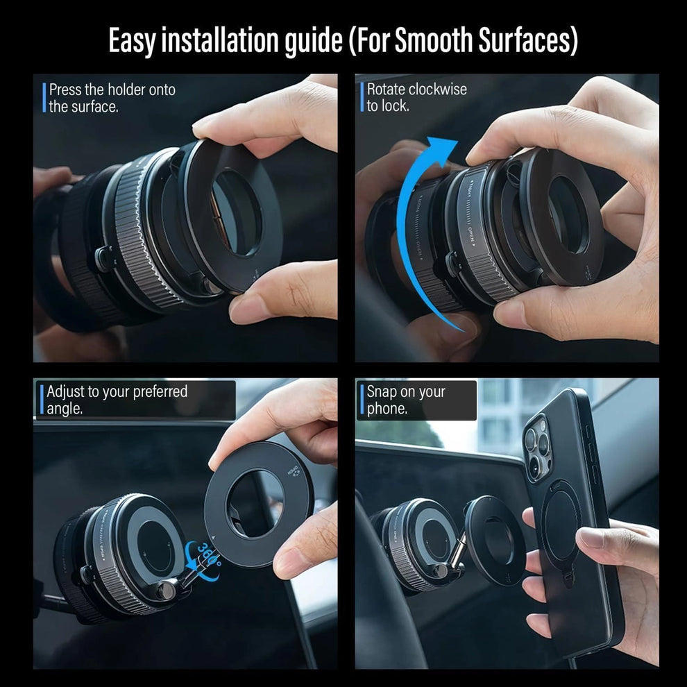 MAGSAFE 360° Magnetic Ultra-Grip Phone Holder — BY ZEDRO™