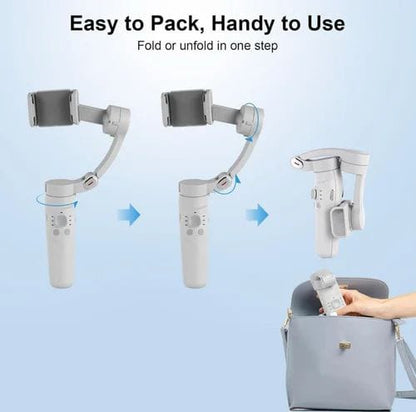 M1 3-Axis Merak One Handheld Smartphone Gimbal Stabilizer (Foldable, One-Key Orientation Switch, Built-in Tripod)