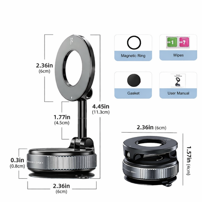MAGSAFE 360° Magnetic Ultra-Grip Phone Holder — BY ZEDRO™
