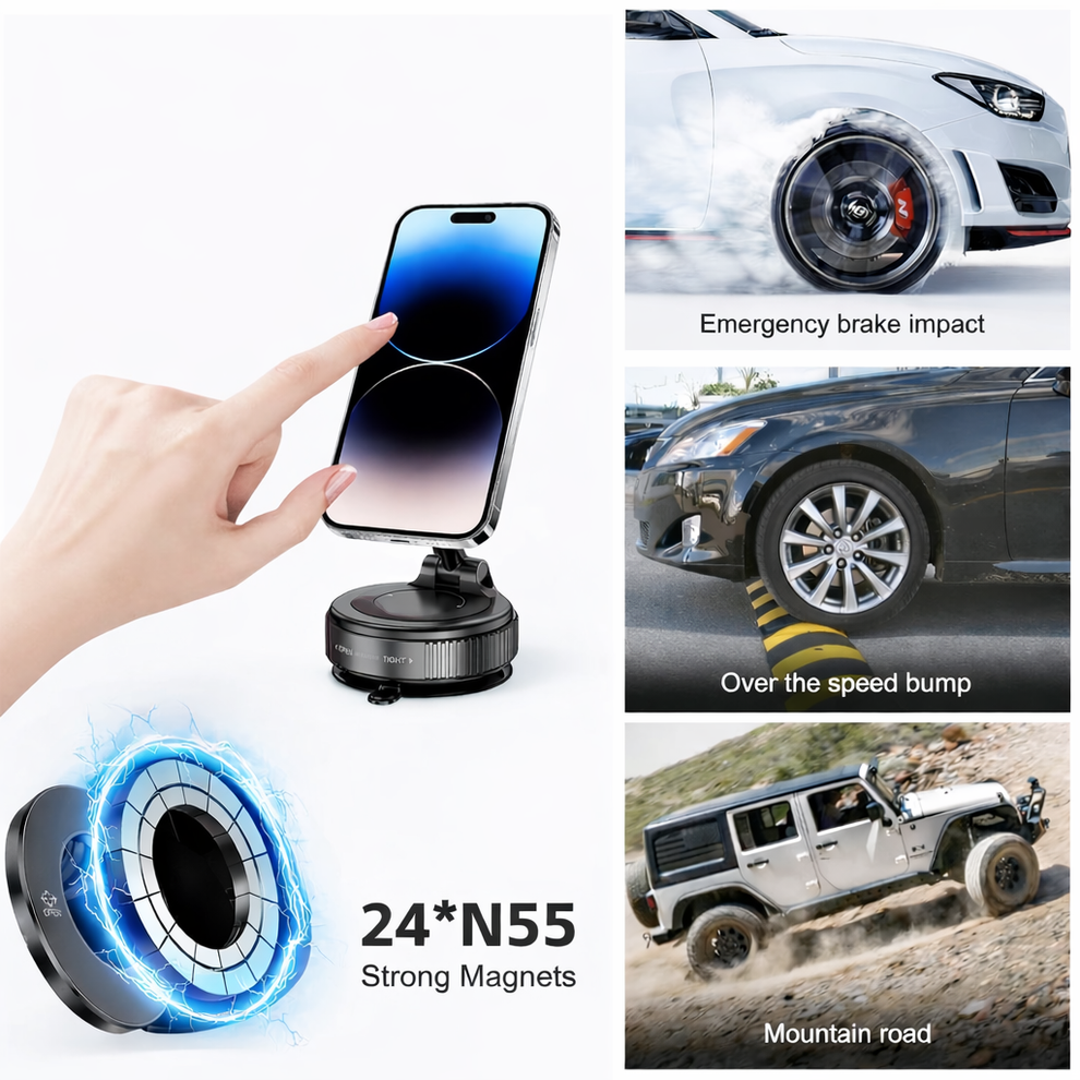 MAGSAFE 360° Magnetic Ultra-Grip Phone Holder — BY ZEDRO™
