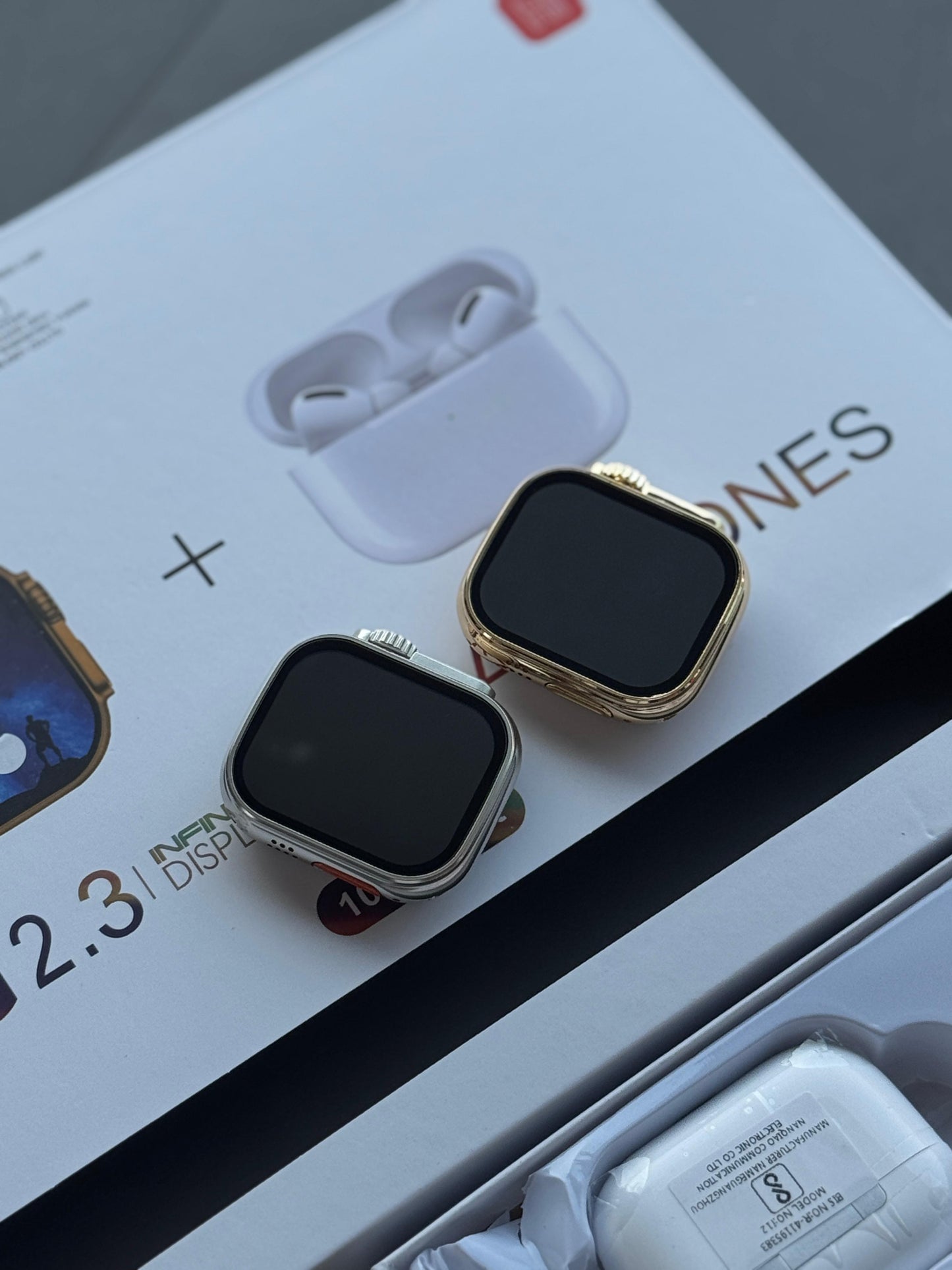 RA2 MAX SUT Smartwatch + Earbuds Combo Set – 2.3” HD Display | 10-in-1 Ultimate Tech Kit